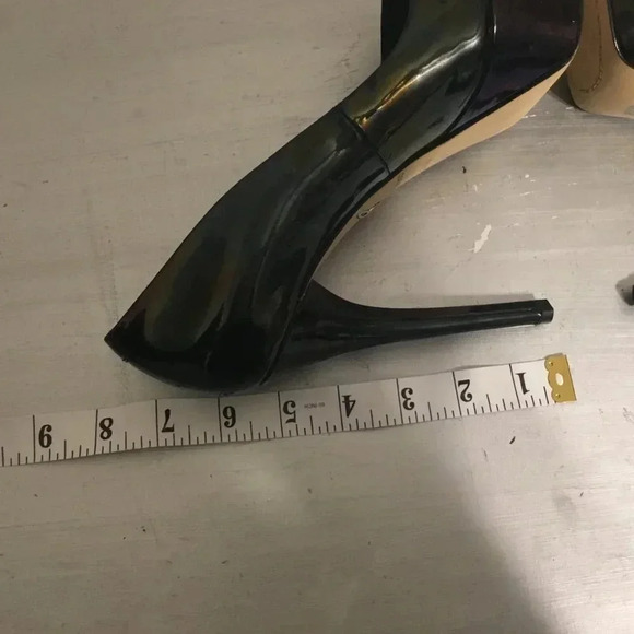 Brian Atwood Women's Bambola Pump Size 6 Platform Heels Chameleon Color Change - Picture 10 of 14